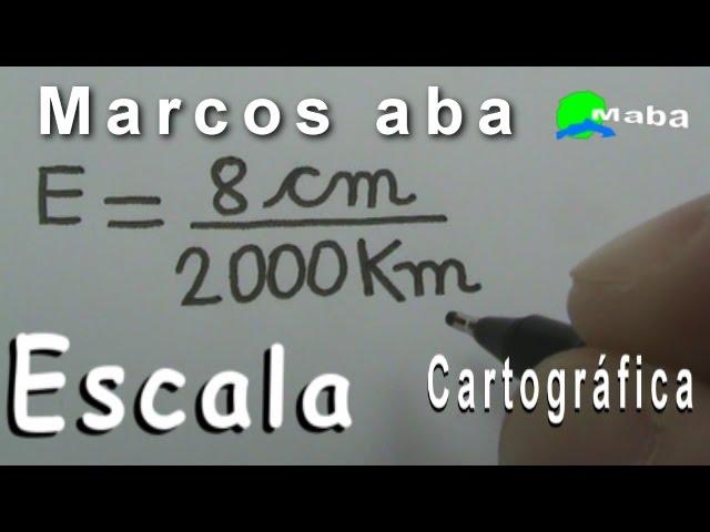 ESCALA CARTOGRÁFICA - AULA 01 - (ENEM) - Agora, vamos encontrar o valor do " E "