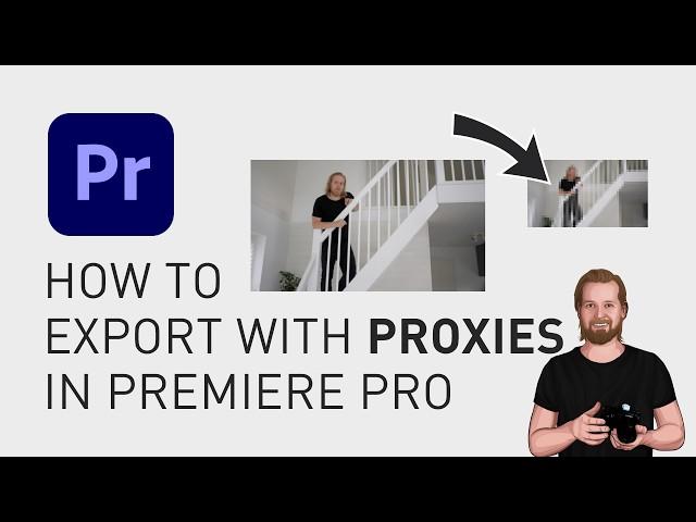 How to export with proxies in Premiere Pro
