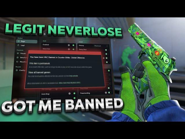 IS LEGIT CHEATING POSSIBLE WITH NEVERLOSE.CC? *GOT BANNED*