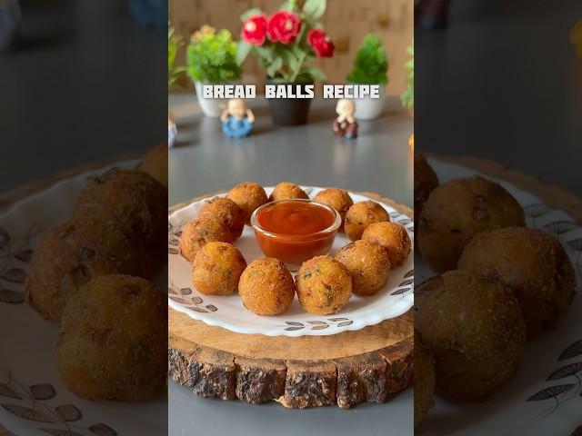 Trending recipe of crispy bread balls recipe #shortsvideo #recipe #snacks #potato #bread