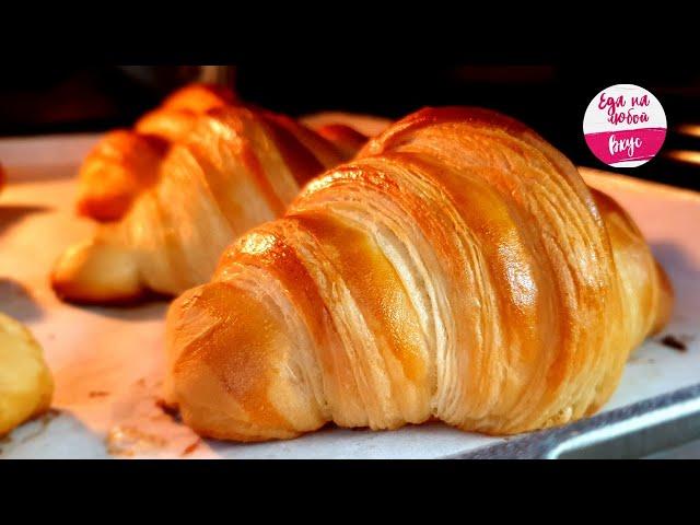 THEY are simply divine! Croissants like in a French bakery (Puff and Crispy)