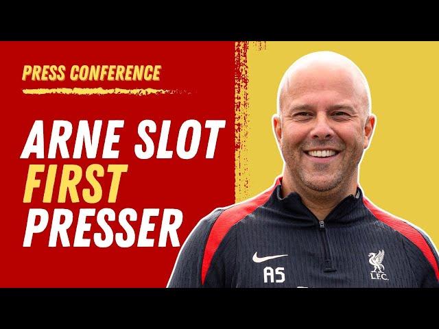 Arne Slot FIRST Liverpool FC Press Conference Unveiling