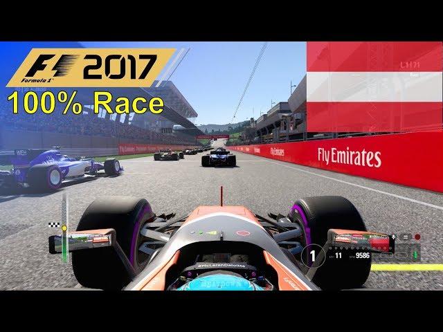 F1 2017 - 100% Race at Red Bull Ring in Alonso's McLaren Honda