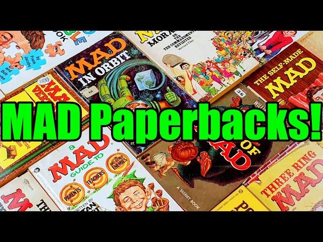 Vintage Mad Magazine Paperbacks - 1960's to 1980's - 1st Editions - What Me Worry?!