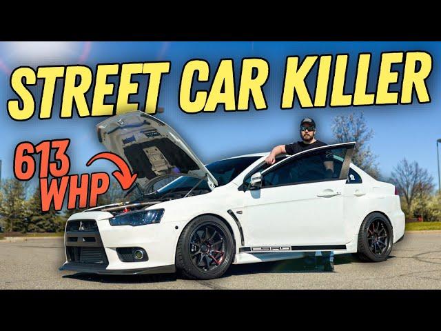 600+WHP Built Mitsubishi Lancer Evo X Review + Drive!!