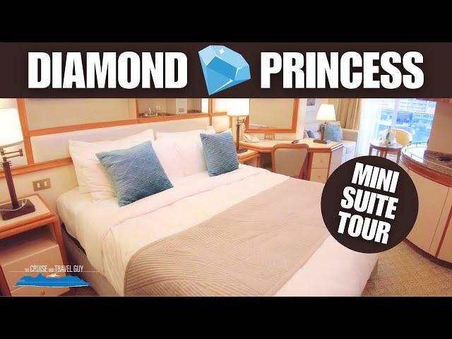 Diamond Princess Mini Suite Tour | Spacious Cabin Review!