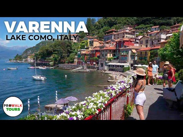 Varenna Walking Tour - Lake Como, Italy - 4K with Captions