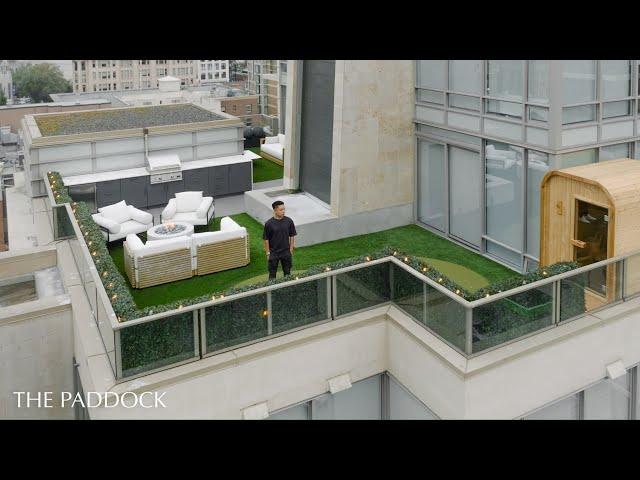 My Dream Condo Terrace Tour // Golf, Sauna, Fire Table, Waterfall (2024)