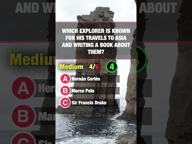 Famous Explorers Quiz  Adventures Around the World Quiz