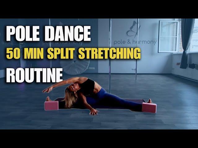 SPLIT STRETCH WORKOUT (FULL 50 MIN ROUTINE)