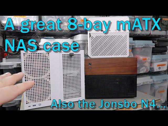 A great 8-bay mATX NAS case! Also the Jonsbo N4...