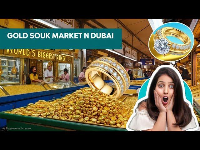 Itna sara gold ek jagah pe | Dubai gold souk