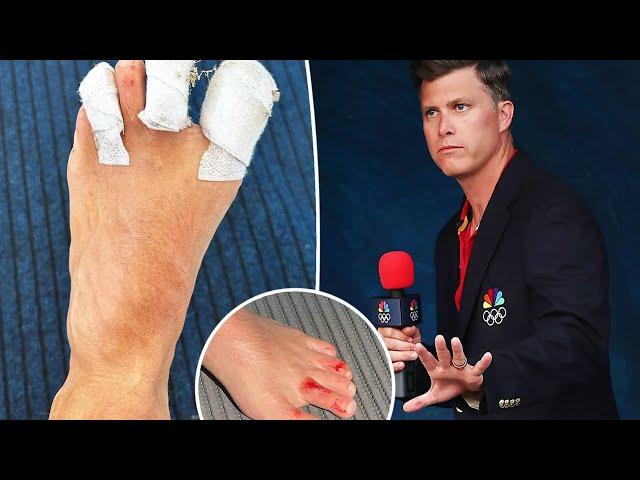 Colin Jost Faces Foot Injury While Covering Surfing Olympics in Tahiti