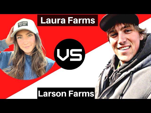 Laura Farms Vs Larson Farms | Laura Farms First Wedding Video | New Harvest Shop Tour | Proposal