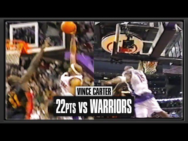 Vince Carter 22pts Raptors vs Warriors (2004.03.31)