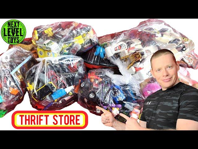 MEGA THRIFT STORE HAUL HUNTING FOR HOT WHEELS/VINTAGE TOYS