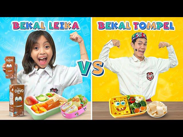 LEIKA VS TOMPEL LUNCH BOX! - FUNNY KIDS DRAMA 