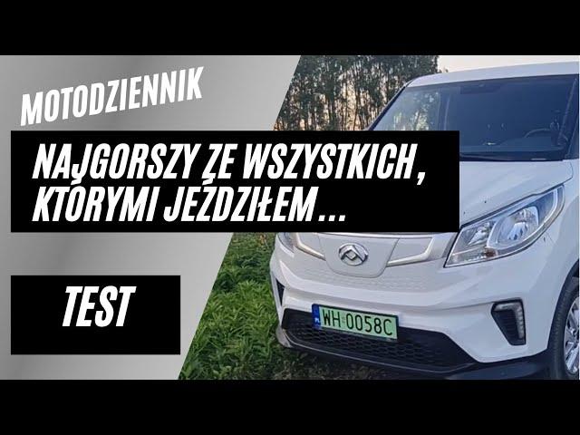 Motodziennik test - Dwa chińskie auta dostawcze. Jeden to droga kreatura, ale drugi znośny. I TANI