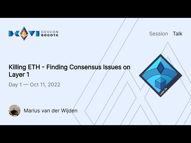 Killing ETH - Finding Consensus Issues on Layer 1