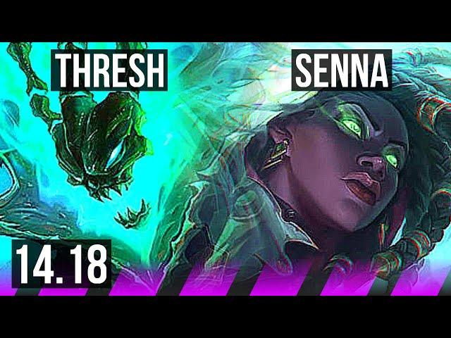 THRESH & Jhin vs SENNA & Jinx (SUP) | 1/1/6, 800+ games | EUW Master | 14.18