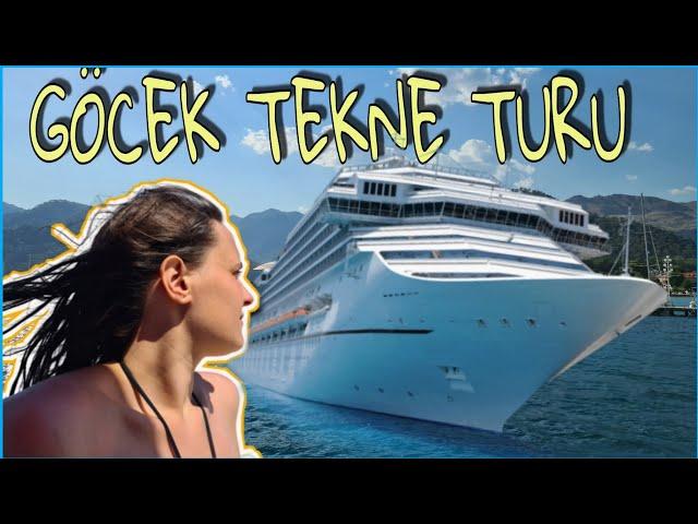 Göcek Tekne Turu Yaparak Göcek Koylarını Gezdik!!! Göcek Boat Tour