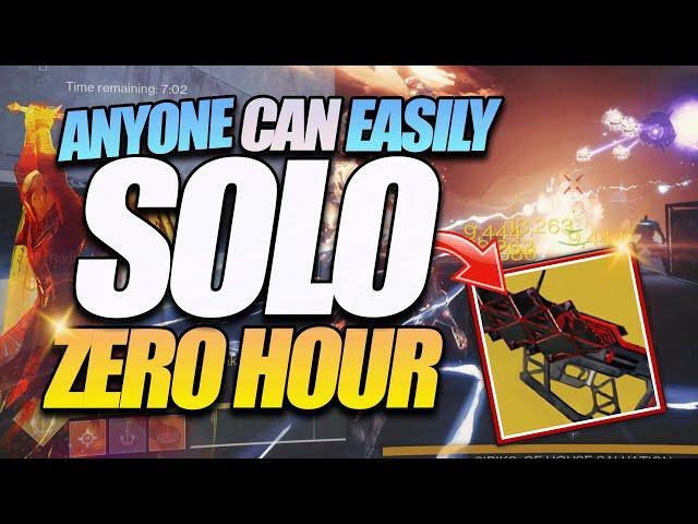 SOLO Legend Zero Hour EASY! Outbreak Perfected Catalysts & SOLO FLAWLESS Destiny 2