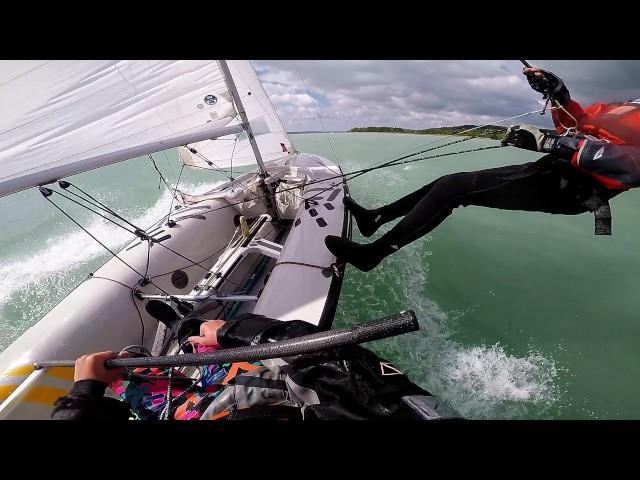 420 extreme sailing - 50 kts - GoPro hero 5