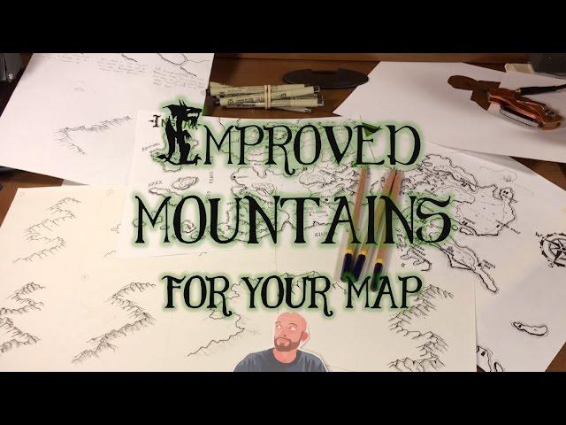 Improved Mountain Drawing for your Fantasy Maps