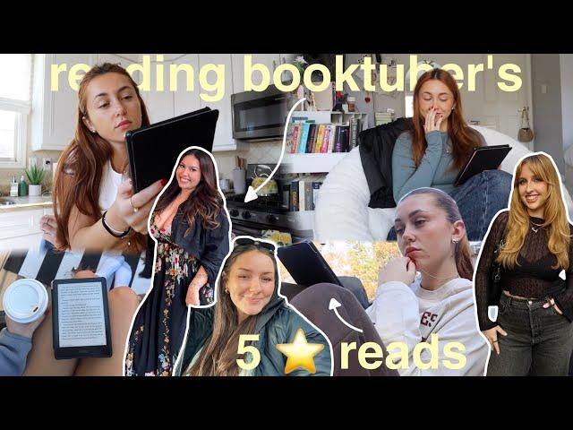 reading booktuber's 5 ⭐️ reads!