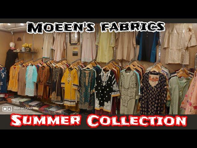 Summer Collection...Three Piece Suite...Moeen's Fabrics... #Liberty Market Lahore...