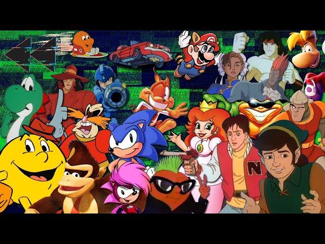 Video Game Cartoons – 12 Hour Marathon | The 80's and 90's | Full Episodes with Commercials