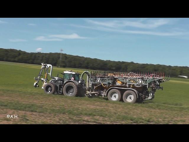 Fendt 930 Black Beauty & Zunhammer Fass mit Telefix 24 m // Agrarservice Hein