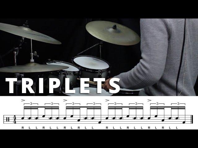 3 Fast Triplet Fills to Play Between Grooves - Quick Drum Lesson