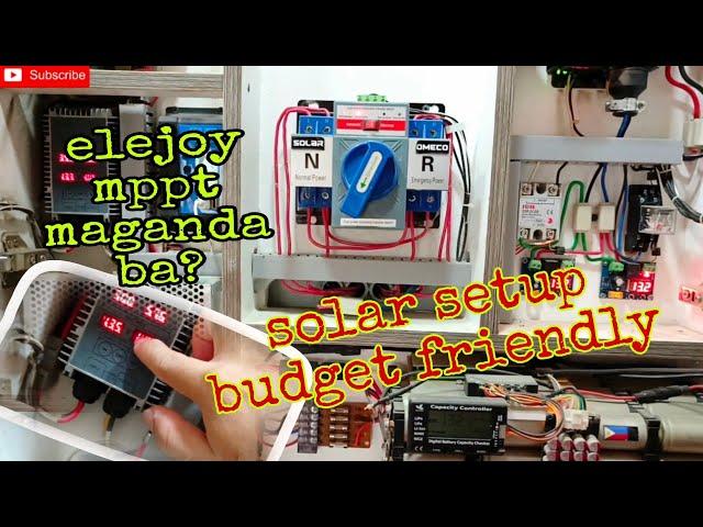 elejoy mppt  kumusta na ba? Part2 solar set up budget friendly