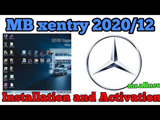 Mercedes Benz MB Star Xentry OpenShall 2020/12 with VCI C6 Installation of software Win 10 64bit