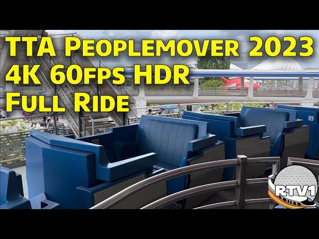 TTA Peoplemover 2023 - Best Quality - 4K 60fps HDR - Full Ride POV - Walt Disney World