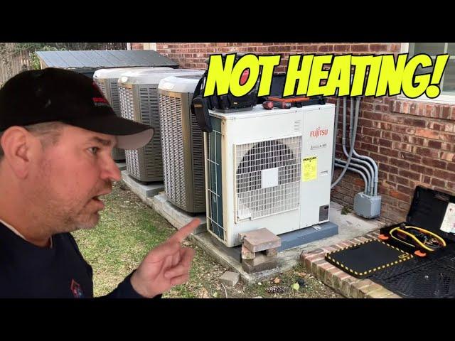 Fujitsu Ductless Heat Pump Mini Split 5 Zone Not Heating - Needs Refrigerant Every Year!