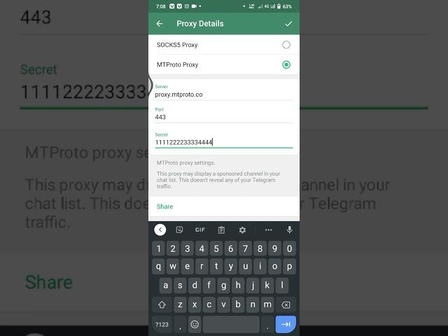 How to connect proxy in Telegram . Big Solution of proxy connecting .