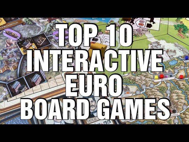 Top 10 Interactive Euro Board Games - Chairman of the Board