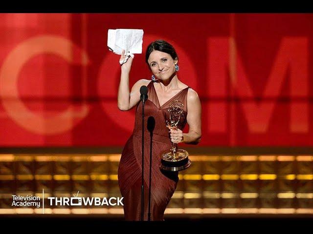 Julia Louis-Dreyfus wins her very first 'Veep' Emmy! | Television Academy Throwback