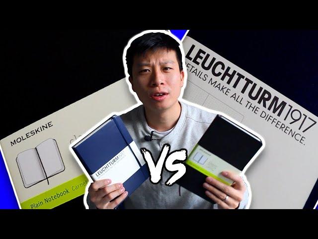 Moleskine vs Leuchtturm 1917 | Writers Notebook Review + Pen Test