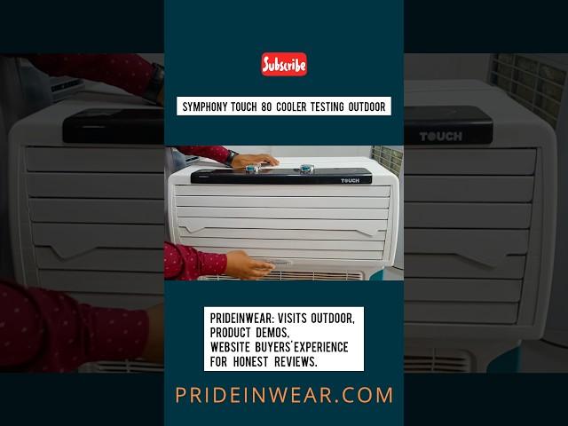 Symphony Touch 80 Cooler Testing #symphony #cooler #products #aircooler  #prideinwear #shorts