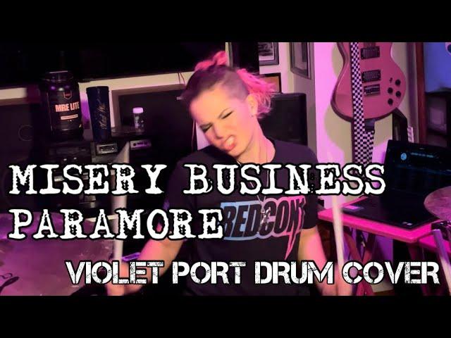 MISERY BUSINESS - PARAMORE ( VIOLET PORT DRUM COVER )