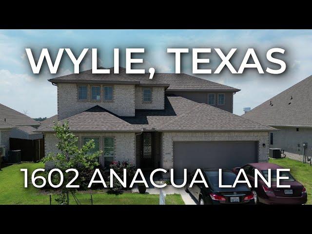 1602 Anacua Lane, Wylie, Texas 75098 Property, and Community tour