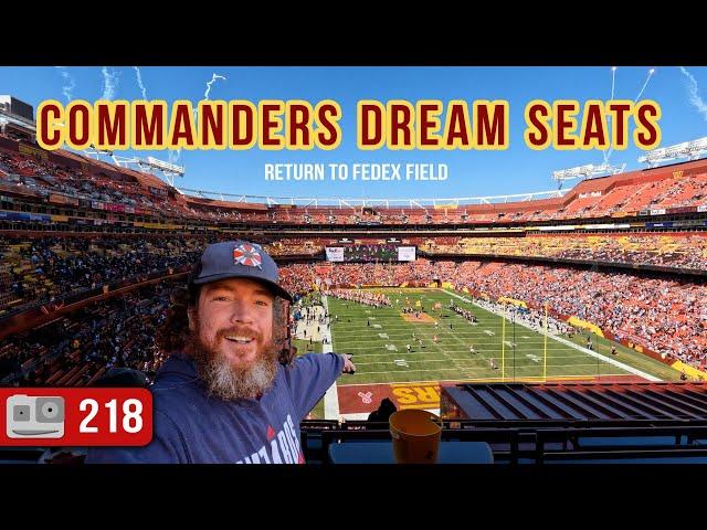 Washington Commanders Dream Seats | Most Comfortable Seats I've EVER Had Anywhere | ADV 218