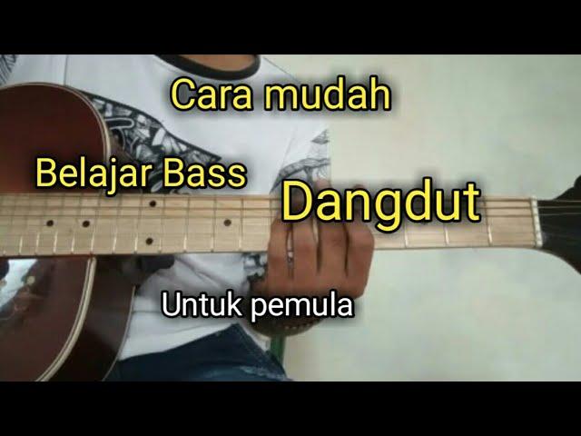 Tutorial Belajar Bass dangdut untuk pemula//Mudah di pahami