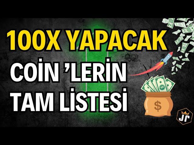 100X Yapacak Coin 'lerin Tam Listesi! Para Bu Altcoin 'lere Akacak!  #altcoin #bitcoin  #kriptopara