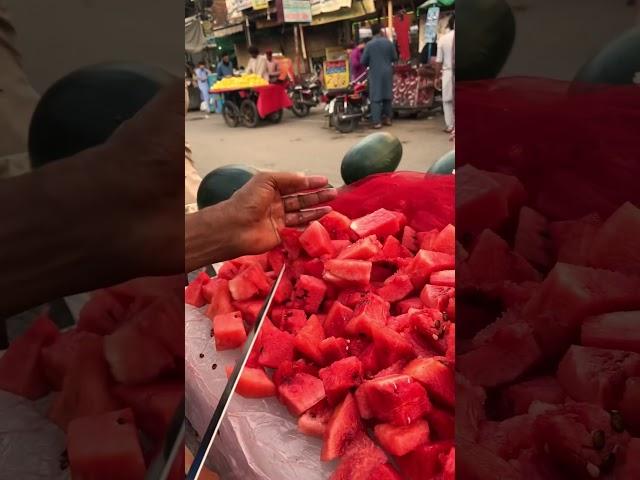 CHILLED Water Mellon streetfood  #streetfood #summerfruit #youtubeshorts #ramadan #iftar #fresh