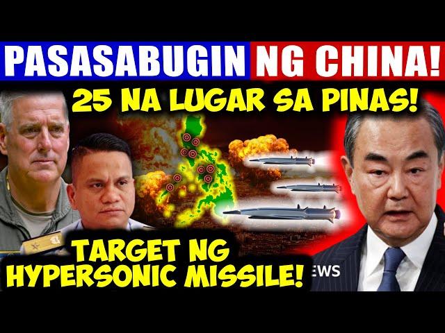 Mga Lugar sa Pilipinas Na Target Ng China Hypersonic Missile! Pilipinas Handa na Ba?