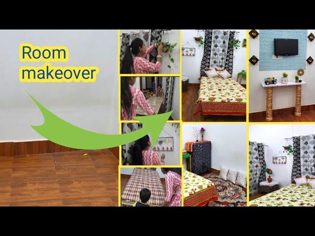 zero cost room makeover with my all diy's/ #bedroommakeover #diy #zibscreations